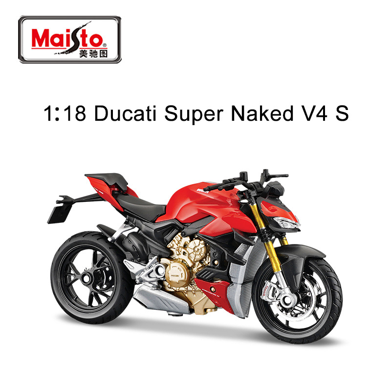 Maisto Meichi 1:18 motocicleta modelo Kawasaki Ducati BMW coche deportivo adorno artificial juguete de regalo