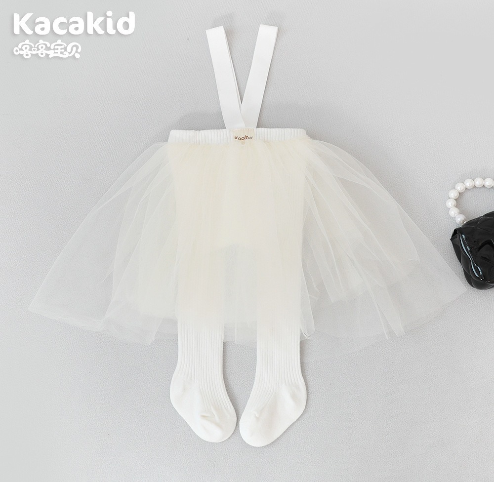 Pantimedias de correa para bebé de primavera y otoño cuidadosamente seleccionadas, pantimedias de protección del vientre de cintura alta, leggings de color sólido para bebés y niños pequeños