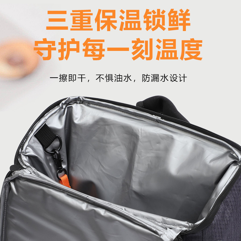 新款双肩保温包加厚大容量保冷保热野餐饮料冰块户外冷藏包冰包|undefined