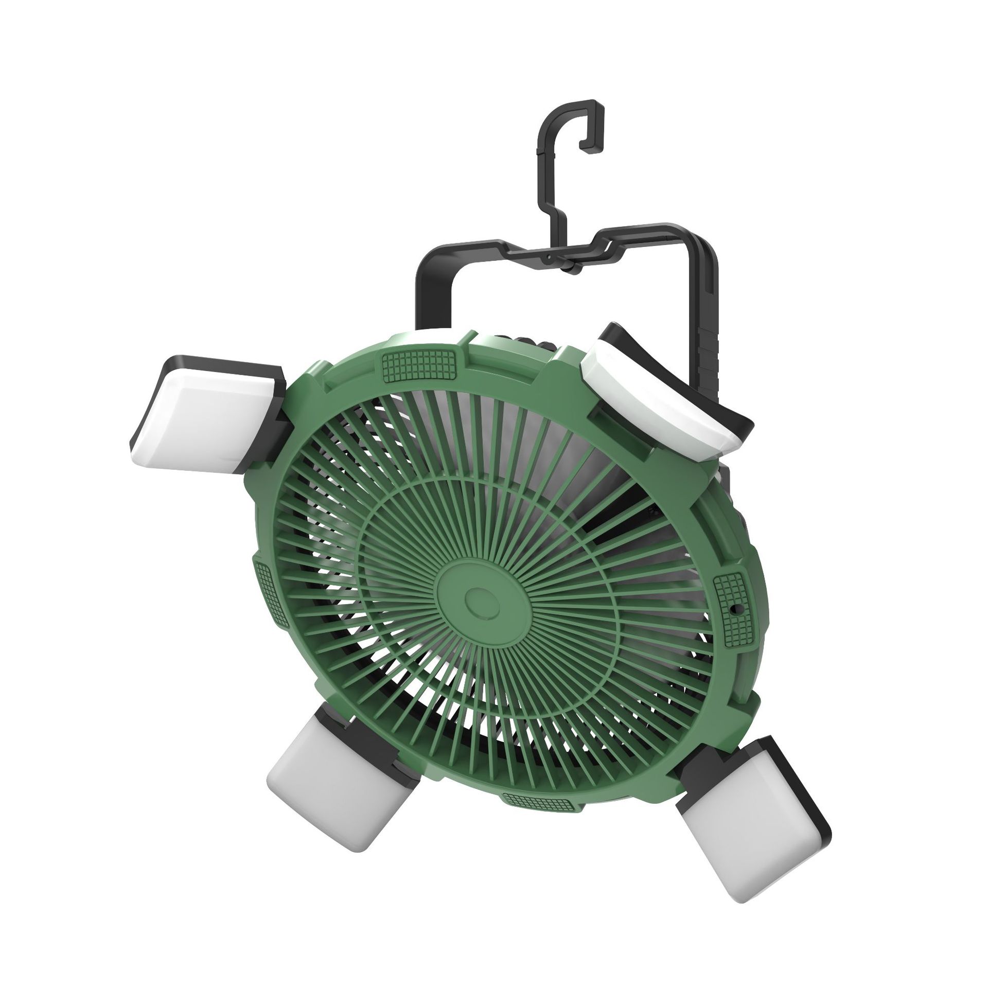 Ventilador de camping tienda de campaña ventilador eléctrico portátil colgante ventilador USB control remoto banco de energía ventilador led para exteriores