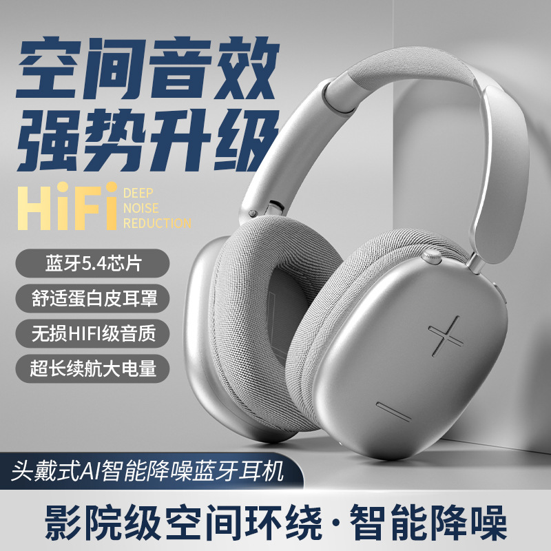 2025 cross-border new wireless bluetooth headset headset plug-in FM game headset long endurance factory direct sales