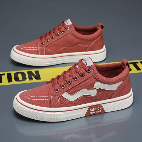 Cross-border plus size Canvas Shoes Men's Summer 2024 New Non-slip Sports Board Shoes Trendy All-match Breathable Casual Shoes