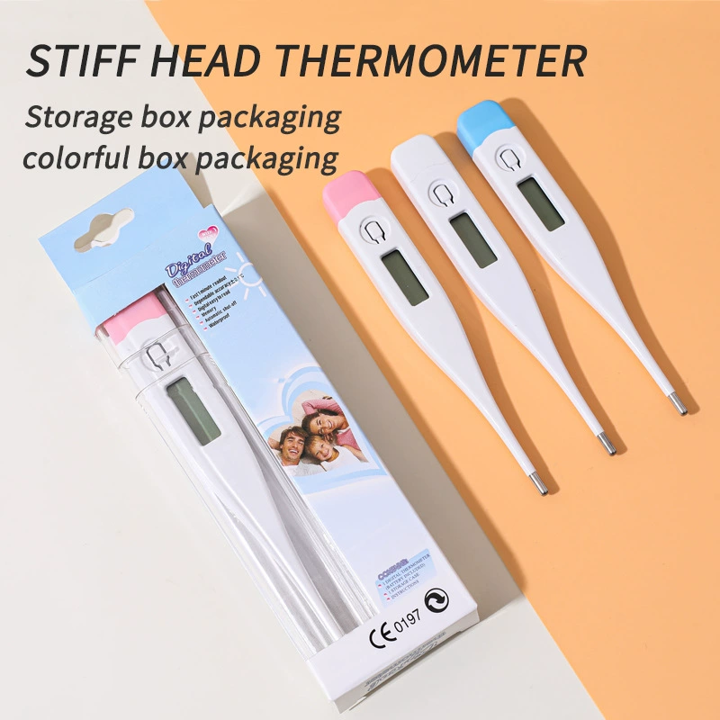 Детский цифровой термометр с жесткой головкой человека подмышки взрослый термометр по Фаренгейту Цельсию электронный термометр
