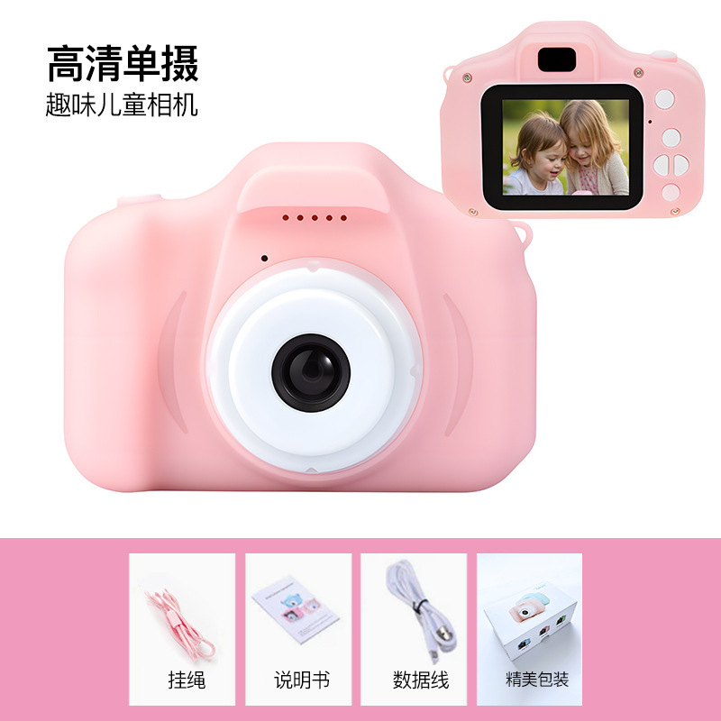 跨境新款kids cameras运动照相机数码卡通玩具迷你小单反儿童相机|undefined