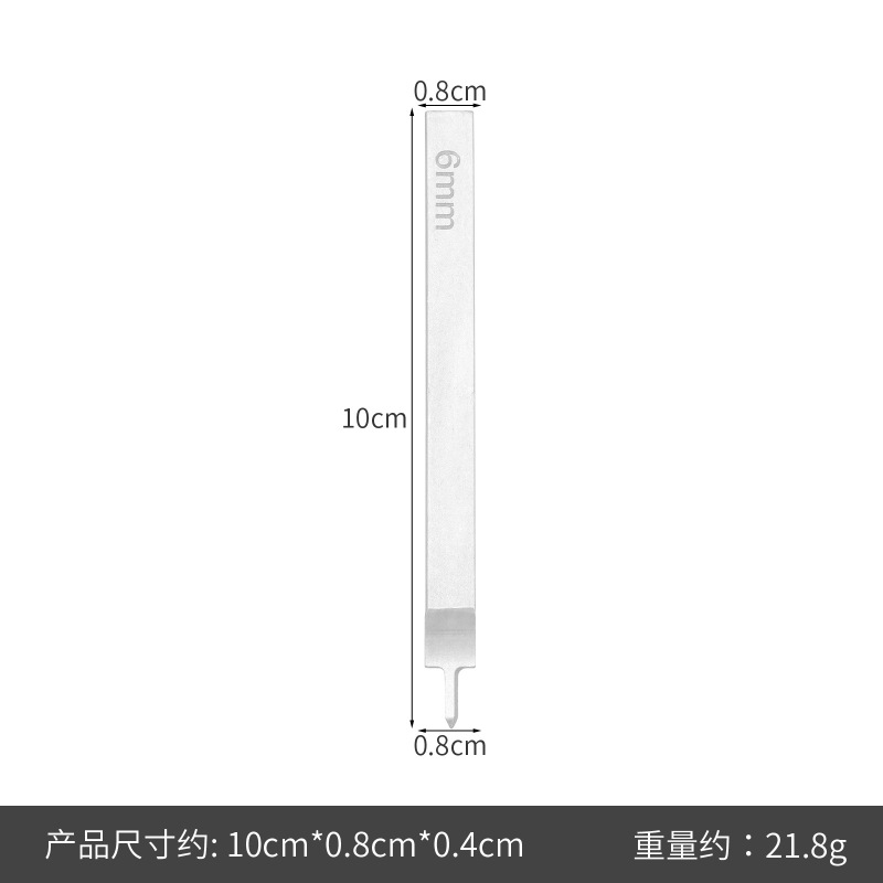 皮革工具白鋼菱斬り3456mm手作業皮革穿孔器パンチツールdiy革具手縫い皮芸|undefined