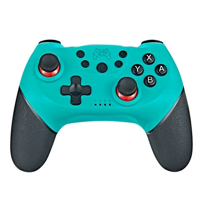 Беспроводной геймпад Switch Pro, 6‑осевой гироскоп, Bluetooth с wake‑up, двойная вибрация, эргономичный