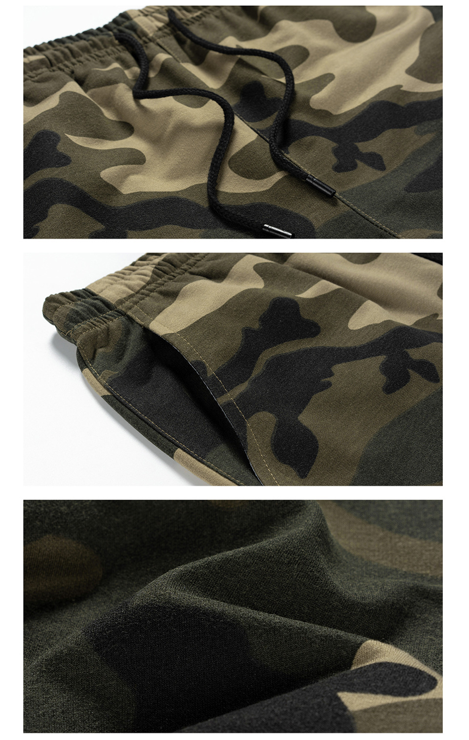 Vêtements pour femmes Costumes de sport décontractés pour hommes automne et hiver nouveaux hommes 2022 camouflage lâche grande taille cardigan à capuche costume deux pièces_voghion.com