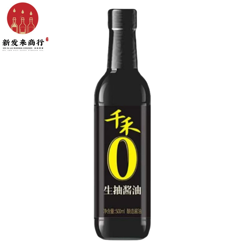 [500 мл * 12 бутылок] Qianhe легкий соевый соус, заваренный соевый соус