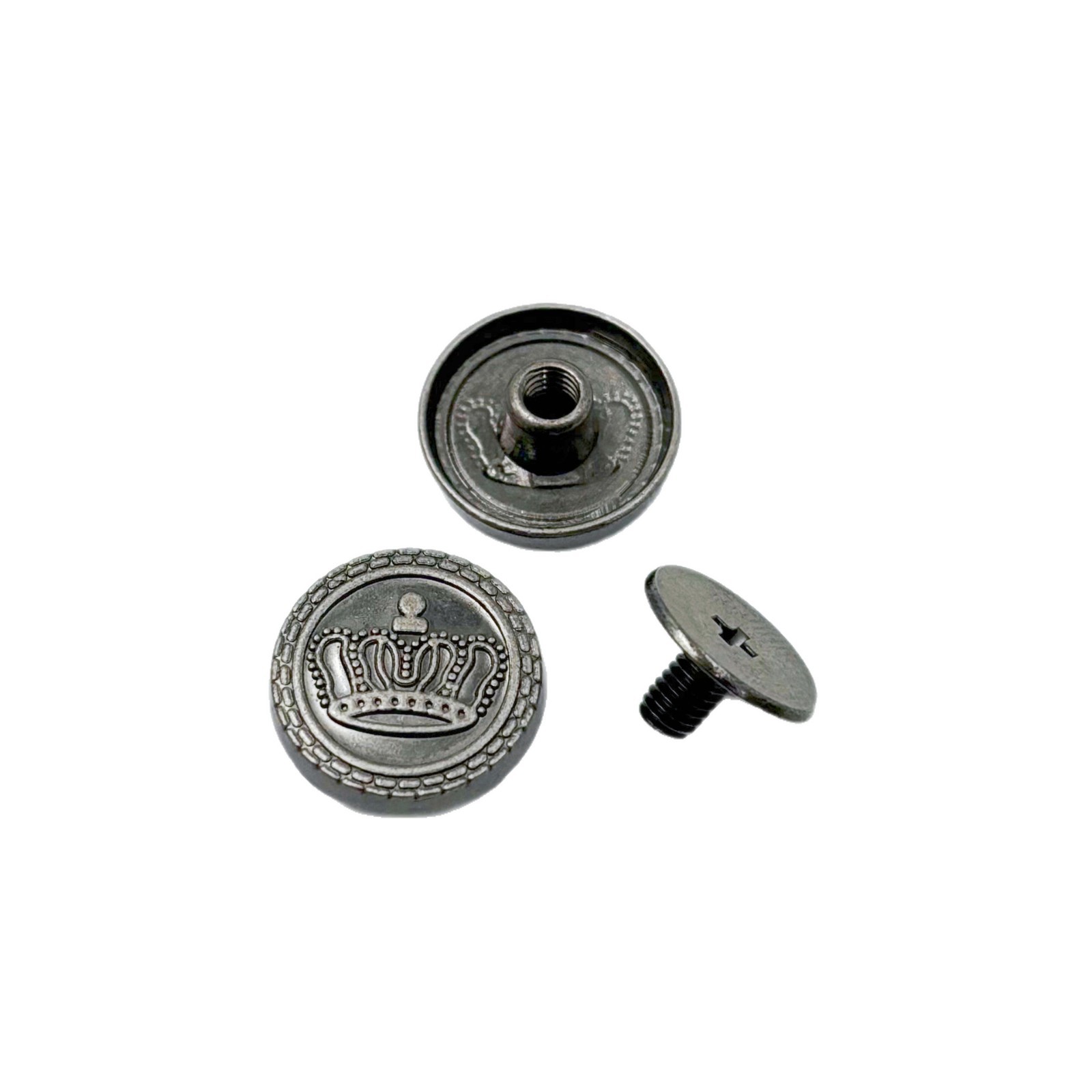 Botón de cordón de sandalias sin clavos fijo botón de decoración accesorios de hardware botón de enlace de botón de tornillo desmontable