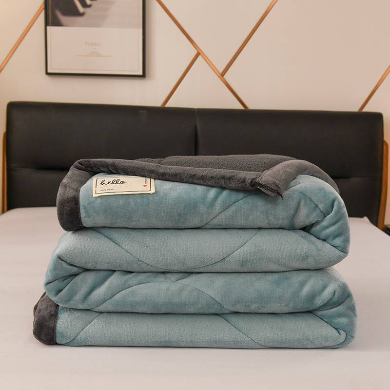 Flange mantas sofá de alto peso leche de cachemira de cordero mantas multifuncionales primavera y otoño mantas de siesta oficina