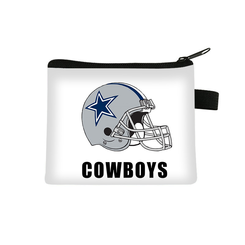 Nuevo equipo transfronterizo NFL oliva impresión bolso de cambio de moda almacenamiento lindo mini bolso al por mayor venta caliente