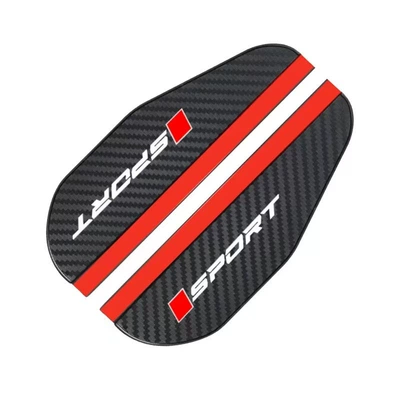 Rain Shield, Thickened Carbon | Rearview mirror rainproof sticker - sport-r1-pair
