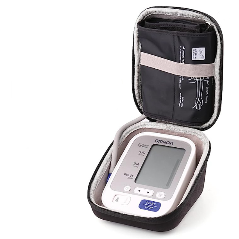 适用欧姆龙/Omron BP742N 5上臂血压计硬壳收纳包eva侧压仪收纳盒
