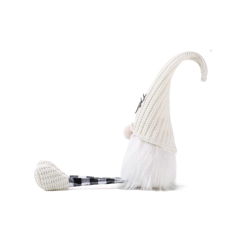 Decoración de Navidad alces sombrero de punto de peluche enano muñeca sin rostro de Navidad Rudolph decoración adornos