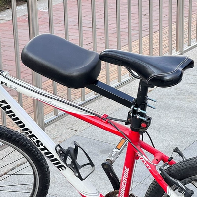 Bicycle child seat front electric car baby safety seat mountain bike motorcycle child front seat pedal (Electric car child seat) - universal-black-front-seat