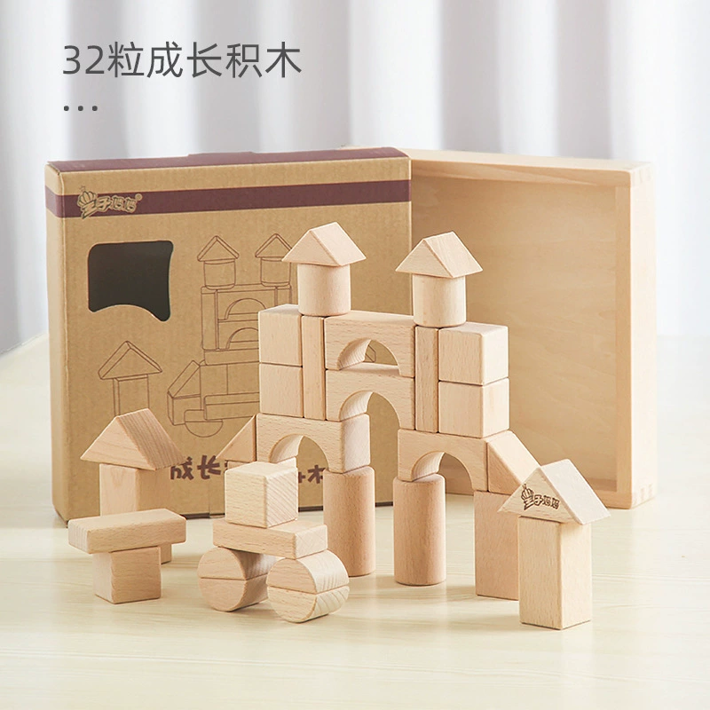 Constructor, wooden box, storage system, castle, toy, can bite