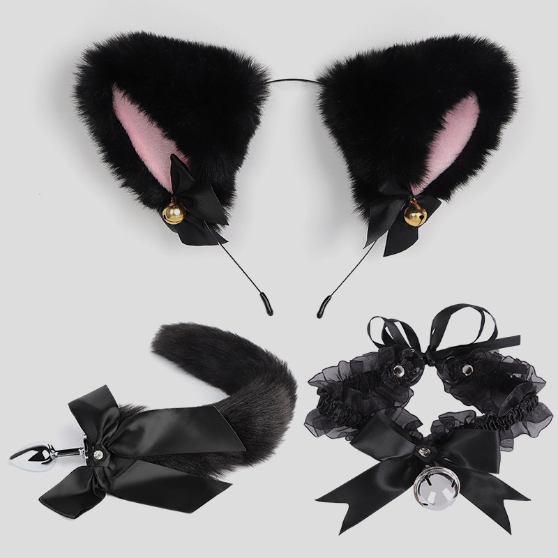 Sm趣味道具セット福瑞制御束縛調教道具尻尾肛門プラグ首輪手錠乳クリップ成人用品