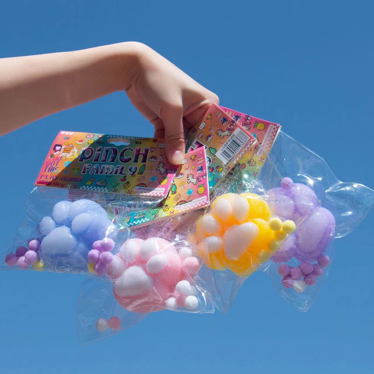 Gatito queso rebote lindo descompresión gato gato descompresión grueso juguete para estudiantes pequeño libro rojo mismo barro