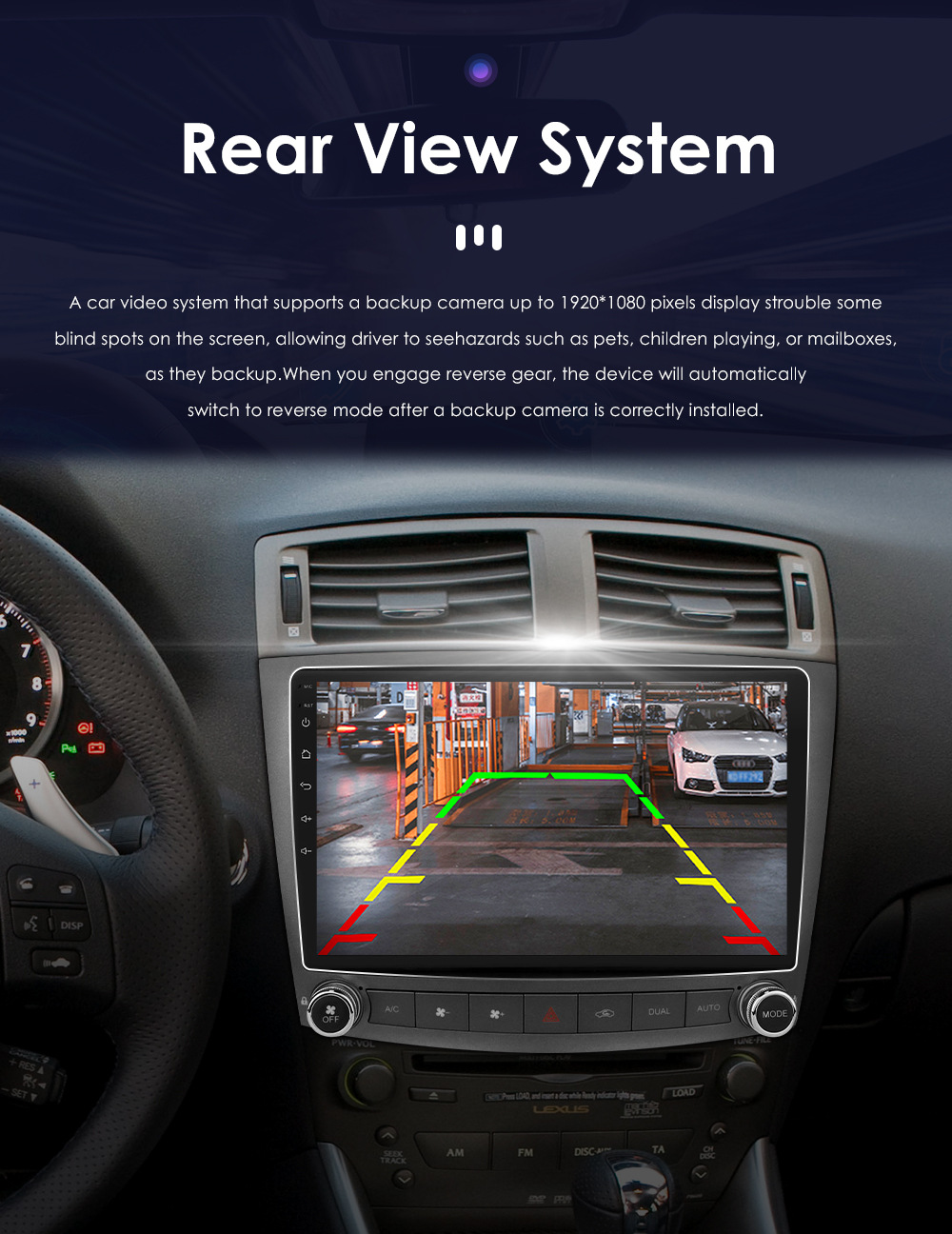 Cross-border Android navigation is suitable for 06-12 Lexus IS250 central control large screen car navigation all-in-one