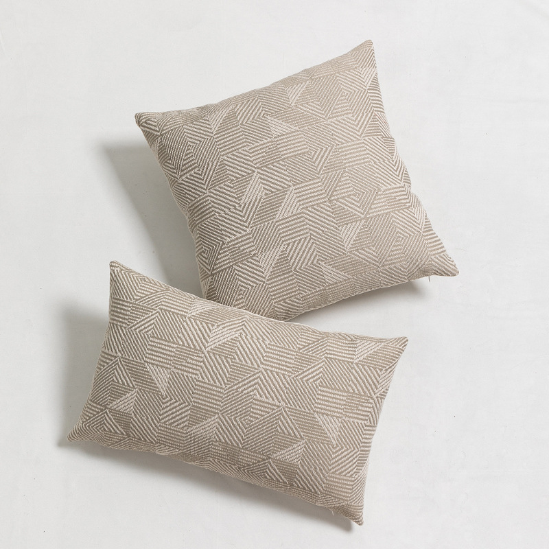 New Polyester Cotton Jacquard Pillow Sofa Cushion Bedside Cushion_voghion.com
