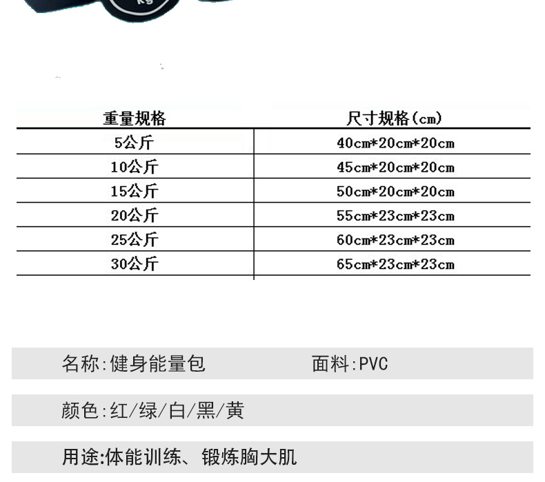 Title 1, Sac de force Fitness Energy Sack pour entraînem...