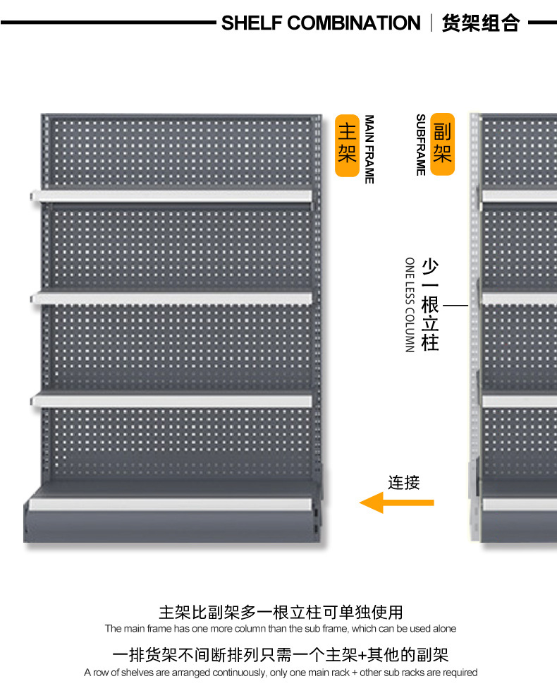 单双面货架洞洞板超市货架精品展架 便利店架子名创架挂网货架详情8