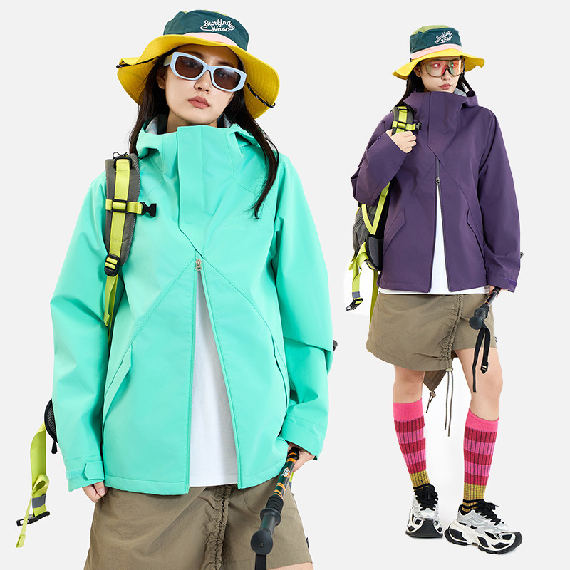 Shanke lightweight jacket for women, windproof, waterproof, oil-resistant, outdoor DuPont triple-protection magnetic hiking and mountaineering jacket for men Shanke lightweight jacket for women, windproof, waterproof, oil-resistant, outdoor DuPont triple-protection magnetic hiking and mountaineering jacket for men