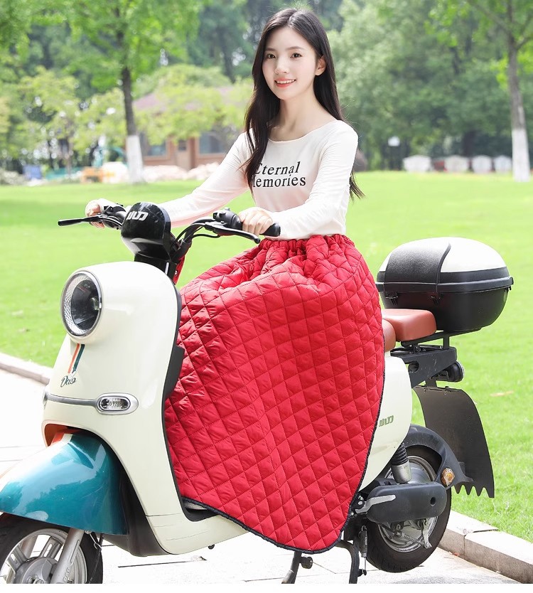 Suitable for Electric Vehicle Windproof Quilt Autumn and Winter New Half-Body Warm Knee Pads Waterproof Thickeneded Velvet Windproof Skirt for Men and Women