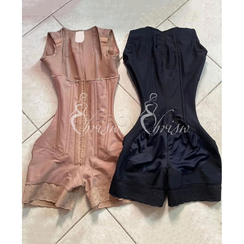 Fajas High Compression Slimming Bodysuit with Bone Waist Training Body Shaper Postoperative Hip Lifting Body Shaper