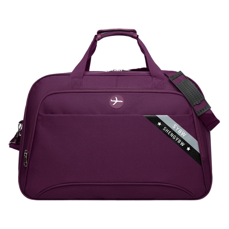 Gran capacidad portátil crossbody bolsa de viaje Moda húmeda y seca separación bolsa de viaje moda simple bolsa de equipaje de mujer