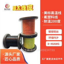 四氟乙烯導線 FF4-2 PTFE推擠線 耐高溫280度航空鍍銀線 工廠直銷