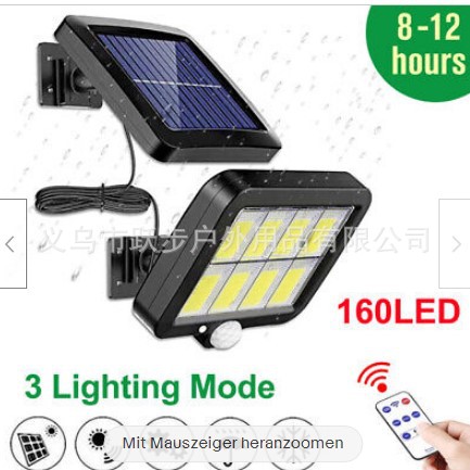 Dividir ocho rejilla cob160 botón de luz tres funciones (incluyendo 5 m cable de extensión) (con control remoto cinco funciones)