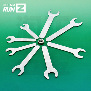 Processing Customized Open-End Wrench Simple Stamping Wrench Single-Head Double-Head Ultra-Thin Disposable Open-End Wrench