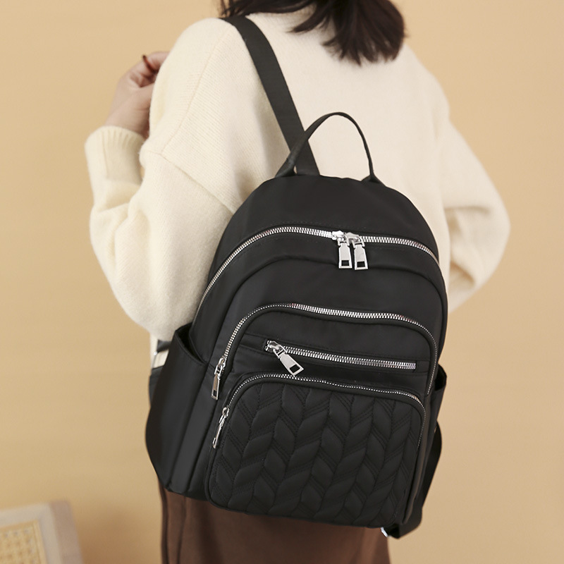 Mochila de mujer de moda 2022 hilo bordado Oxford tela bolsa de viaje al aire libre casual Mochila De mujer estudiante mochila Mujer