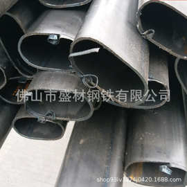 高频黑铁管厂家批发薄壁直缝焊管各种不锈钢异型椭圆平椭铁管