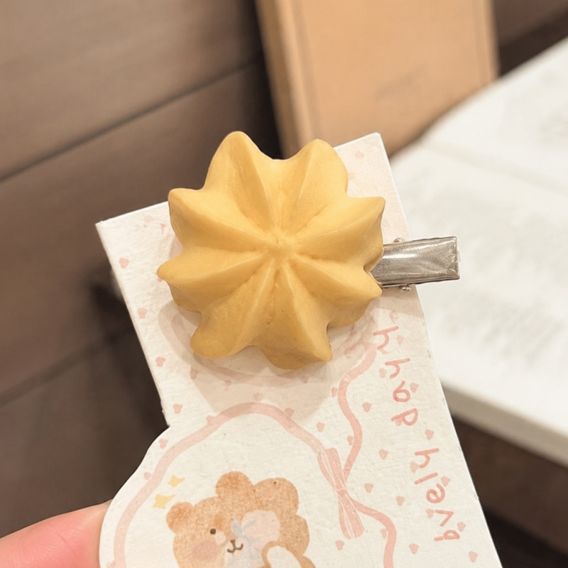 Tijeras de simulación divertidas bombilla pequeña horquilla tocado lado femenino frente Bangs clip de pelo roto horquilla accesorios para el cabello