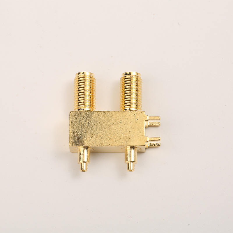 Conector coaxial de RF SMA-KWE0.9 conector de doble tornillo conector