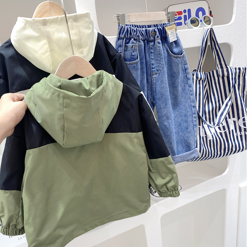  Autumn Children's Clothing Children's Jackets Autumn Boys' Jackets Spring and Autumn Three-in-One Outdoor Camping Autumn Clothing Wholesale