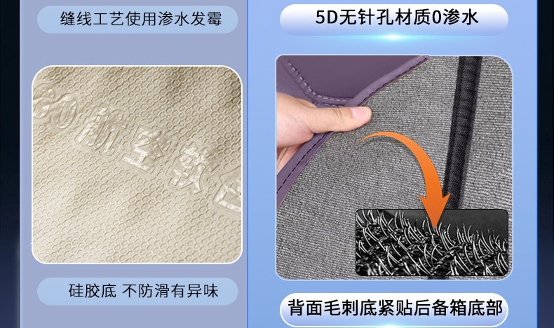 Suitable for the Xpeng MONAL03 trunk mat, fully enclosed, 26 types of car accessories, Xpeng L03 trunk mat