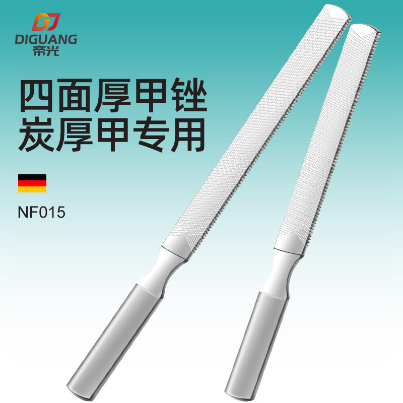 Four-Sided Nail File for Manicure and Pedicure, Sanding Strip, Polishing Tool, Nail Polishing File