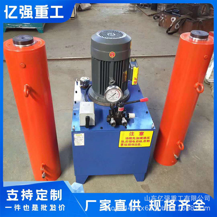 卧式千斤顶顶管机水管过路开挖顶管设备一拖二开挖顶管机