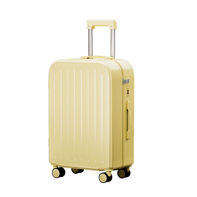 (Ventas directas de fábrica) Maleta de gran capacidad Maleta para mujer Caja de contraseña de rueda universal para estudiantes robusta y duradera para hombres
