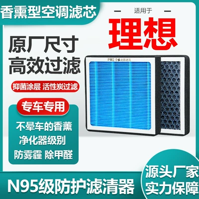 Suitable for Ideal L6丨L7丨L8丨L9 Ideal One Aromatherapy Air Conditioning Filter Element Air Filter N95 Original Size (Air conditioning filter)