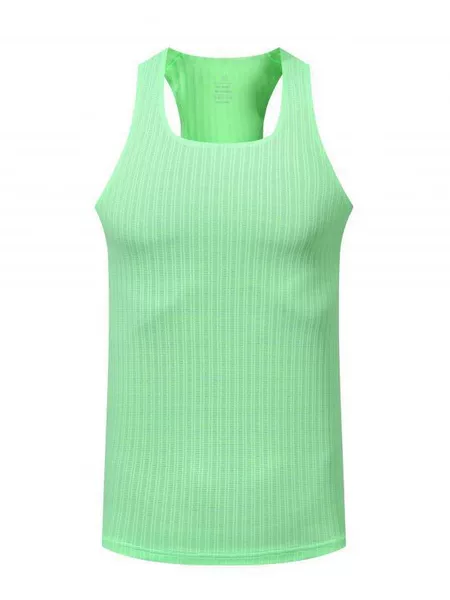 Seamless Adhesive Quick-Dry Sports Casual Vest for Men, Summer Round Neck, Comfortable Breathable Sleeveless Tank Top T-Shirt