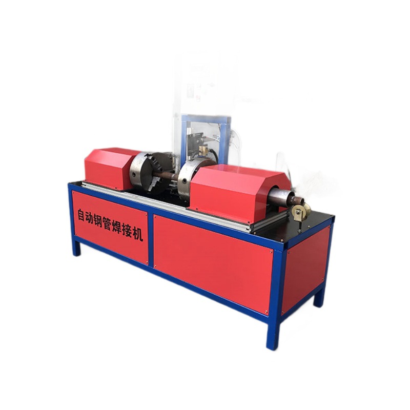 Máquina de soldadura de tubos de acero industrial Máquina de soldadura a tope de andamios de construcción horizontal Equipo de soldadura de tubos de metal de acero inoxidable