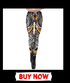 Gothic Ouija Printed Leggings Goat Horn Workout Pants Women Elastic Hexagram Trousers Black Bottoms Female workout leggings