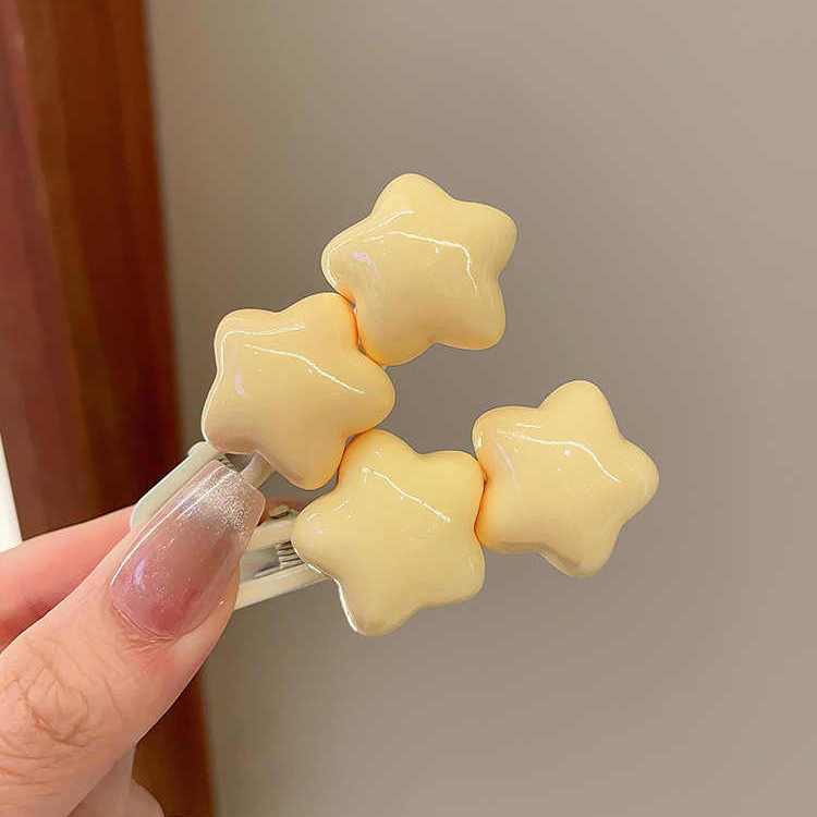 다섯개 별 노란색