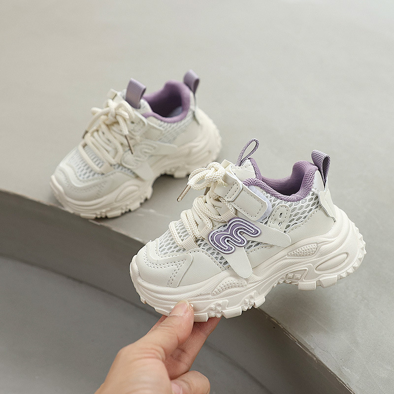 Zapatillas Deportivas Ligeras para Niños de PU y Malla Transpirables y Antideslizantes image 4