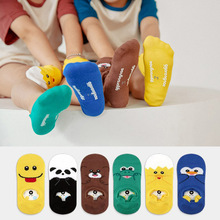 0韩国袜子可爱卡通隐形船袜gg144n儿童袜套脚底防滑男女孩四季款