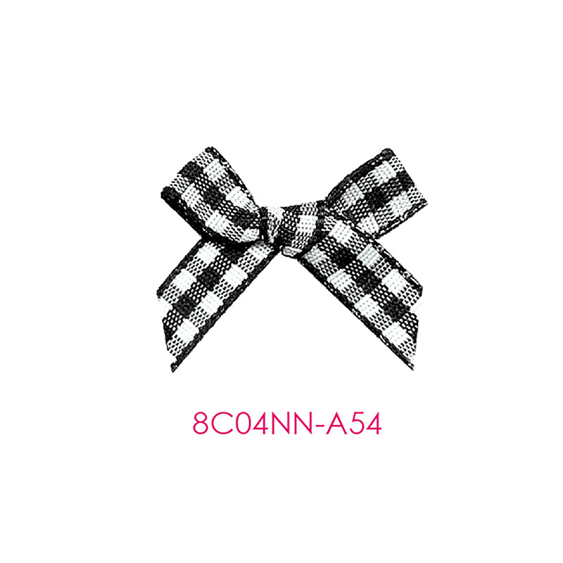Yao Ming 2 puntos accesorios de ropa interior de lazo a cuadros escoceses accesorios de ropa de lazo pequeño lazo de cinta